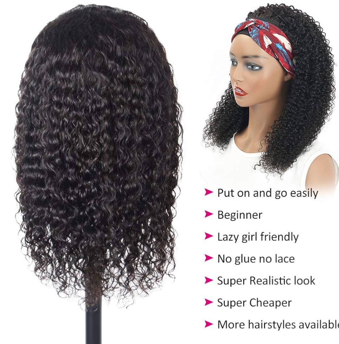 Eooma Headband Wig