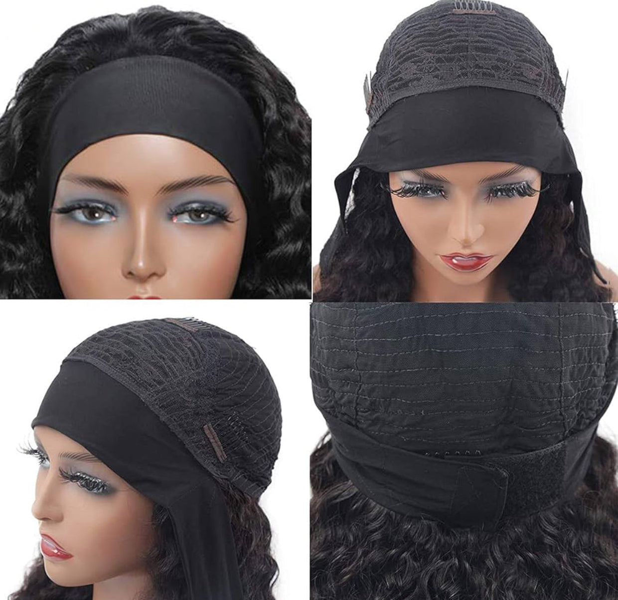 JC Bob Headband Wig