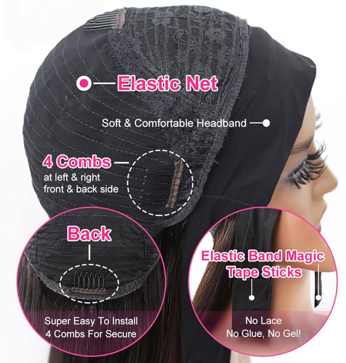 Celiarita Headband Wig