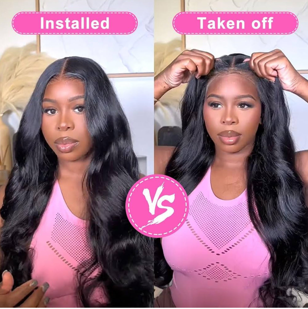 Uveous Glueless Wig