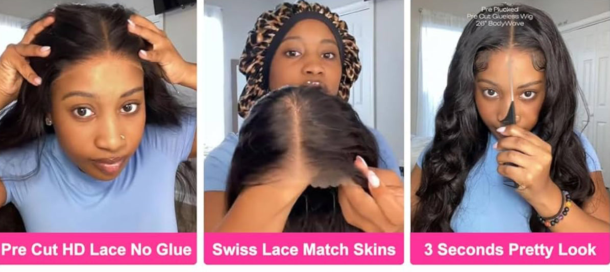 Uveous Glueless Wig