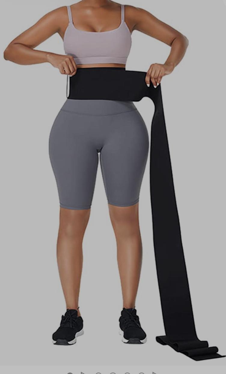 Waist Wrap Training Let for Athletic Use as Shown in Image